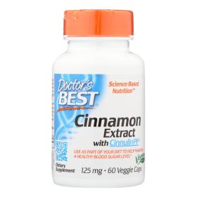 Doctor's Best - Cinnamon Extract Cinnulin Pf1 - 1 Each-60 VCAP