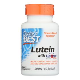 Doctor's Best - Lutein Lutemax Meso-zeax - 1 Each-60 SGEL