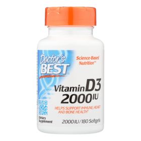 Doctor's Best - Vitamin D3 2000 Iu - 1 Each-180 SGEL