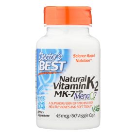 Doctor's Best - Vitamin K2 Mk-7 Natural - 1 Each-60 VCAP