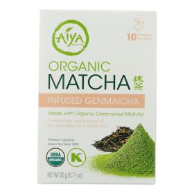Aiya - Tea Matcha Infus Genm - Case of 6-20 GR
