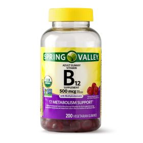 Spring Valley Vitamin B12 Gummy;  500 mcg;  200 Count