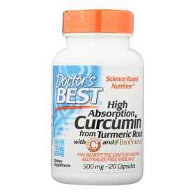 Doctor's Best - Curcumin Hi Absorb 500mg - 1 Each-120 CAP