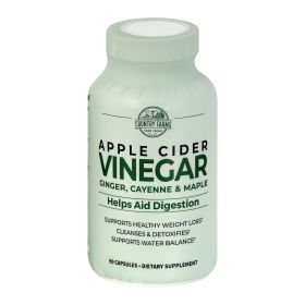 Country Farms - Apple Cdr Vinegar Capsule - 1 Each-90 CT