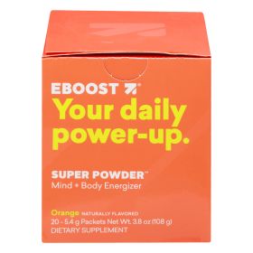 Eboost - Super Power Orange - Case of 20-.19 OZ