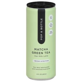 Pop & Bottle - Grn/tea Matcha Latte - Case of 12-8 FZ