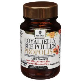 Bee & You - Propolis Royal Jelly Tabs - 1 Each-60 CT