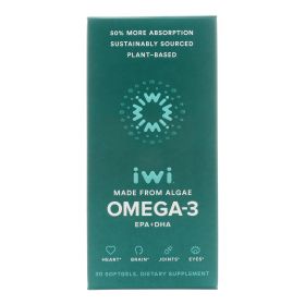 Iwi - Supp Alge Epa/dha Omega3 - EA of 1-30 SGEL