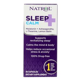 Natrol - Sleep+calm - 1 Each-30 CT (SKU: 2828788)