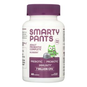 Smarty Pants Blueberry Adult Probiotic Complete Dietary Supplement - 1 Each - 40 CT (SKU: 2286342)
