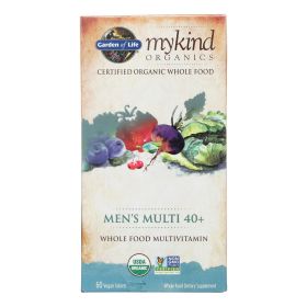 Garden Of Life Mykind Organics Men's Multi 40+ Dietary Supplement - 1 Each - 60 CAP (SKU: 1983279)