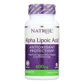 Natrol Alpha Lipoic Acid Time Release - 600 mg - 45 Tablets (SKU: 592899)