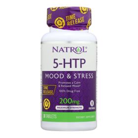 Natrol 5-HTP TR Time Release - 200 mg - 30 Tablets (SKU: 501379)